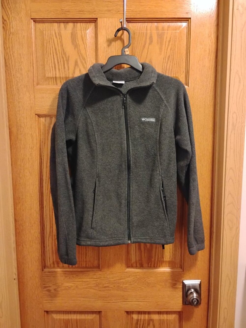 Columbia Sportswear Fleece Jacket Gray Full Zip Womens Size S